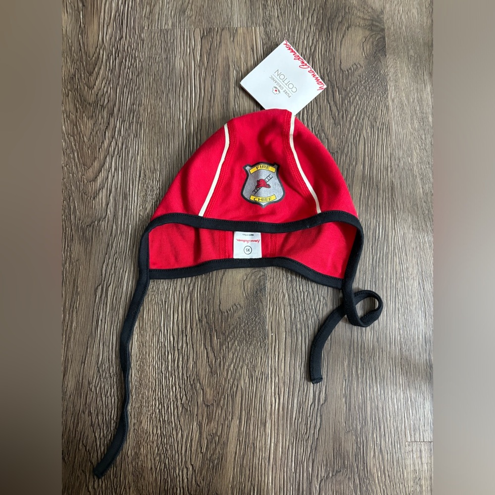 Hanna Andersson baby Fireman Cap Halloween